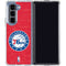 NBA Philadelphia 76ers Distressed Galaxy Z Fold5 5G Clear Case